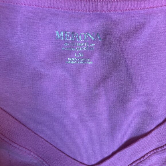 Merona V Neck Ultimate T shirt Supreme Set of 3 Size L - Picture 5 of 6